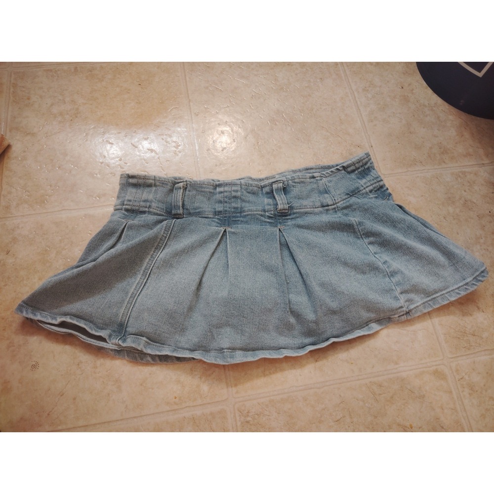 Vintage Y2K Mini Micro Skirt Denim Almost Famous Women's M Skort - Picture 2 of 7